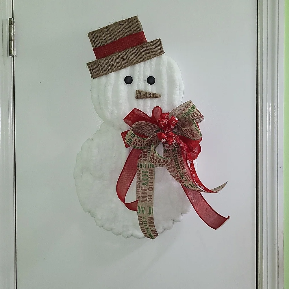Clearance Sale! Snowman wreath